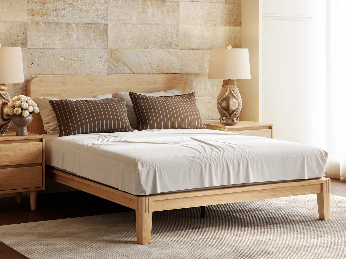 Bamboo Platform Bed Frame | 3-Yr Warranty | DreamCloud Sleep